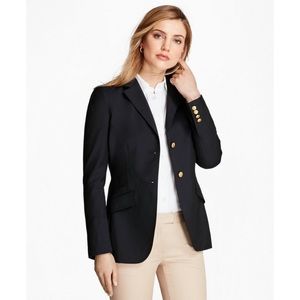 NWOT Brooks Brothers Women Loro Piana Two-Button Wool Blazer sz 22W